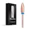 MelodySusie Long Flame Nail Drill Bits 332 Carbide Tungsten Bits Suitable for Manicure Pedicure Cuticle Gel Polishing Beginners Bits Rose Gold Series BitX Medium
