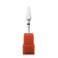 Rolabling Ceramic Nail Drill Bit White Flame Nail Drill Bit for Electric Drill Machine Acrylic Gel Removing Manicure Nail Salon Tool Fine Red