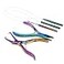 G4 VISION Professional Hair Extension Beading Tool Kit Remove Plier Set for beads 4 Piece ILink Micro Ring Loop Needle Pulling Hook Threader Wire for Silicone Rings Multi