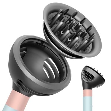 ZEPHBLOW Wave Curl Diffuser for Dyson Airwrap Dome and Diffuse Modes for Curl Wave Hair Hair Diffuser Attachment Compatible with Airwrap Styler HS010508
