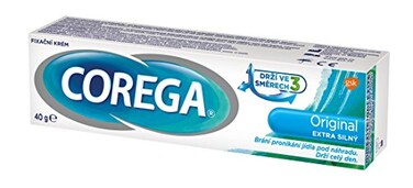 Corega Extra Strong Denture Adhesive Cream 40g
