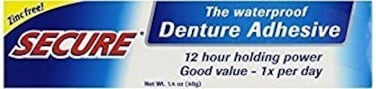 Secure Denture Bonding Cream 14 Ounces Pack of 3