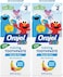 Orajel Kids Toothpaste FluorideFree Elmo Training Toothpaste Pediatrician Recommended 15oz Tube Pack of 2