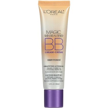 L'Oreal Paris LOreal Paris Makeup Magic Skin Beautifier BB Cream Tinted Moisturizer Deep 1 fl oz 1 Count