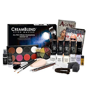 Mehron Makeup Creamblend AllPro Student Makeup Kit Dark
