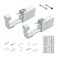 GCHSSS 2 Pack Nose Piercing Kit Disposable Safe Sterile Piercing Unit For Self Nose Piercing Gun Nose Stud Tool with Free 10 Nose Rings WhiteBlack