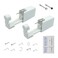 GCHSSS 2 Pack Nose Piercing Kit Disposable Safe Sterile Piercing Unit For Self Nose Piercing Gun Nose Stud Tool with Free 10 Nose Rings WhiteBlack