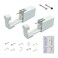 GCHSSS 2 Pack Nose Piercing Kit Disposable Safe Sterile Piercing Unit For Self Nose Piercing Gun Nose Stud Tool with Free 10 Nose Rings WhiteBlack