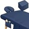 Mixweer 9 Pcs 3 Set Microfiber Massage Table Sheets Set Bulk Includes Flat Sheet Fitted Sheet with Pocket Face Rest CoverNavy Blue