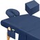 Mixweer 9 Pcs 3 Set Microfiber Massage Table Sheets Set Bulk Includes Flat Sheet Fitted Sheet with Pocket Face Rest CoverNavy Blue