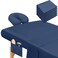 Mixweer 9 Pcs 3 Set Microfiber Massage Table Sheets Set Bulk Includes Flat Sheet Fitted Sheet with Pocket Face Rest CoverNavy Blue