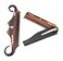 G.B.S GENTS Handmade Portable Mustache Beard Comb Set 2 Pocket Sized Foldable Fine Tooth Grooming Combs