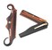 G.B.S GENTS Handmade Portable Mustache Beard Comb Set 2 Pocket Sized Foldable Fine Tooth Grooming Combs