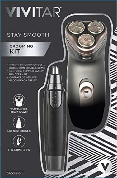 Vivitar PG0204 Stay Smooth Grooming Kit Black