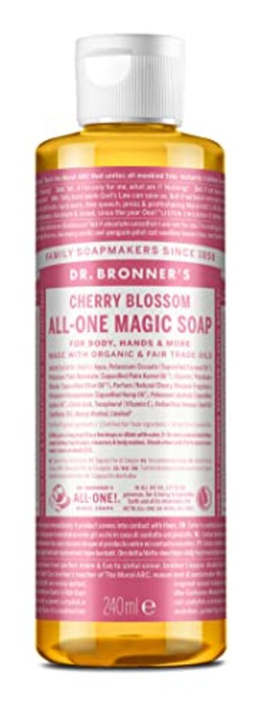 Dr. Bronner's Dr Bronners Cherry Blossom PureCastile Liquid Soap 240 ML