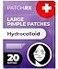 PatchRx Large Pimple Patches for Face 20 Pack Hydrocolloid Acne Patch Hydrocolloid Bandages Big Pimple Patches Large Acne Patch