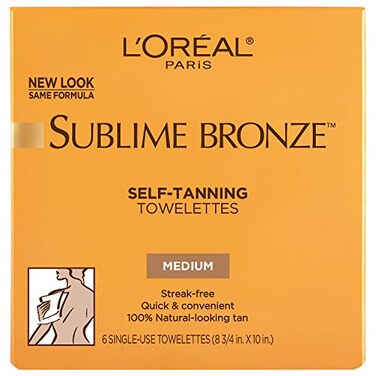 L'Oreal Paris Loreal Paris Sublime Bronze self tanning Towelettes for body 3 Pack