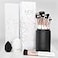 NirÃ Nir Beauty White 15piece Award Winning Professional Makeup Brush Set Vegan Makeup Brushes with Case Makeup Sponge Cleaner Guide Gift Box