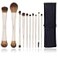 YutimeAura Makeup Brush Set 10pc DualEnded Makeup Brushes For Bronzer Contour Eyeshadow Blush Concealer Foundation Application