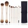 YutimeAura Makeup Brush Set 10pc DualEnded Makeup Brushes For Bronzer Contour Eyeshadow Blush Concealer Foundation Application