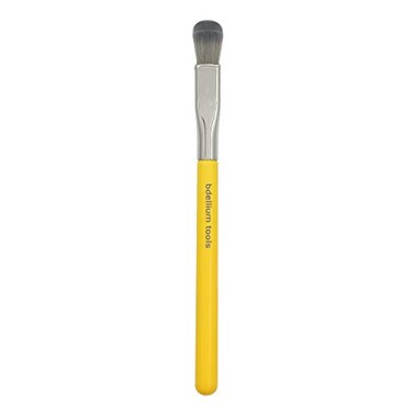 BDELLIUM TOOLS Bdellium Tools Professional Makeup Brush Studio Series 792 Eye Double Dome Blender With Soft Synthetic Fibers For Effortless Application and Blending Yellow 1pc