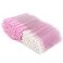 Tbestmax 400 Spoolies Mascara Wand and Lip Brush Disposable Lash Brushes for Eyelash Extensions Lipstick Lip Gloss Wands Applicator Tool Pink