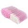 Tbestmax 400 Spoolies Mascara Wand and Lip Brush Disposable Lash Brushes for Eyelash Extensions Lipstick Lip Gloss Wands Applicator Tool Pink