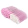 Tbestmax 400 Spoolies Mascara Wand and Lip Brush Disposable Lash Brushes for Eyelash Extensions Lipstick Lip Gloss Wands Applicator Tool Pink