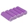 Cuttte 500PCS Disposable Micro Swabs for Eyelash Extension Micro Applicators Eyelash Swabs for Makeup Application Purple Head Diameter 15mm