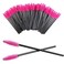 Queen Scepter 200Pcs Disposable Eyelash Wands Mascara Brushes Eyebrow Brush Lash Extension Combs Applicator Makeup Brush Rose red