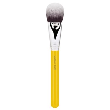 BDELLIUM TOOLS Bdellium Tools Professional Makeup Brush Studio Series 968 BDHD Phase II Small FoundationContour With Soft Synthetic Fibers For Versatile Application Blending Yellow 1pc