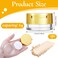 EupHHonycs 6 G Loose Powder Containers with Puff Empty Makeup Powder Container Reusable Plastic Powder Case Mini Powder Compact DIY Makeup Powder Case with Mirror