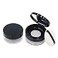 Art&Beauty ArtBeautyCapacity 20 ml067 oz Empty Reusable Plastic Loose Powder Compact Container DIY Makeup Powder Case with Sponge Powder PuffMirror and Elasticated Net Sifter Black