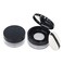Art&Beauty ArtBeautyCapacity 20 ml067 oz Empty Reusable Plastic Loose Powder Compact Container DIY Makeup Powder Case with Sponge Powder PuffMirror and Elasticated Net Sifter Black
