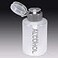 Tech-Med Liquid Push Down Alcohol Dispenser Clear Bottle Labeled 9 Oz Bottle