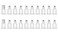 ZbFwmx 20 Pack Set 2ML58 Dram Mini Sample Roll Glass Bottles for Essential Oils Roller Refillable Perfume Roll Bottle 2ML Pure Sliver