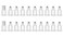 ZbFwmx 20 Pack Set 2ML58 Dram Mini Sample Roll Glass Bottles for Essential Oils Roller Refillable Perfume Roll Bottle 2ML Pure Sliver