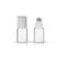 ZbFwmx 20 Pack Set 2ML58 Dram Mini Sample Roll Glass Bottles for Essential Oils Roller Refillable Perfume Roll Bottle 2ML Pure Sliver