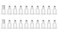 ZbFwmx 20 Pack Set 2ML58 Dram Mini Sample Roll Glass Bottles for Essential Oils Roller Refillable Perfume Roll Bottle 2ML Pure Sliver