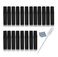 Elfenstall Cool Black 25pcs 5ml 16OZ Atomizer Empty Matte Plastic Fine Mist Spray bottle Refillable Fragrance Perfume Scent Sample Bottle for Travel Party Makeup Tool