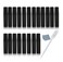 Elfenstall Cool Black 25pcs 5ml 16OZ Atomizer Empty Matte Plastic Fine Mist Spray bottle Refillable Fragrance Perfume Scent Sample Bottle for Travel Party Makeup Tool
