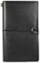 PETER PAUPER Voyager Refillable Notebook Black Travelers Journal Planner Notebook