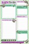 PETER PAUPER Sloth Daily Planner and Note Pad