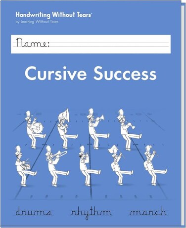 Learning Without Tears Cursive Success Student Workbook Age 9 4th Grade Handwriting Practice Writing Book School Home Language Arts Tutoring