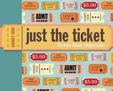PETER PAUPER Just the Ticket Ticket Stub Organizer