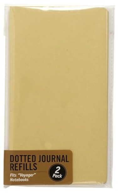 PETER PAUPER Dotted Journal Refill Inserts for Voyager Notebooks