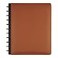 TUL Custom NoteTaking System Discbound Notebook Letter Size Leather Cover Brown