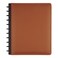 TUL Custom NoteTaking System Discbound Notebook Letter Size Leather Cover Brown