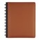 TUL Custom NoteTaking System Discbound Notebook Letter Size Leather Cover Brown