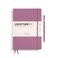 LEUCHTTURM1917 Notebook Hardcover Composition B5219 Numbered Pages for Writing and Journaling Dusty Rose Plain